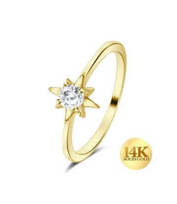 14K Gold Ring 14KY-NSR-2769 (MOQ 10 pcs)